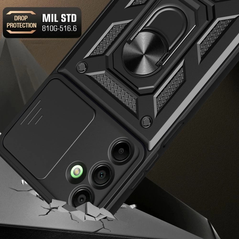 Mbështjellës Tech-Protect CamShield Pro për Samsung Galaxy A16 4G/5G, i zi