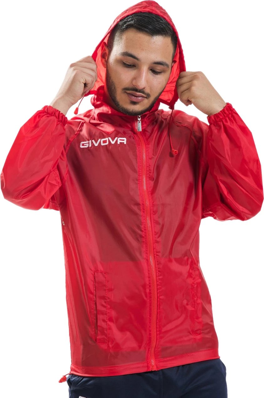 Jakne ortalion unisex Givova, e kuqe