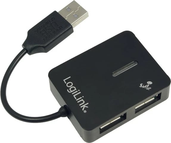 Hub USB 2.0 LogiLink 4-Port, 480 Mbit/s, i zi