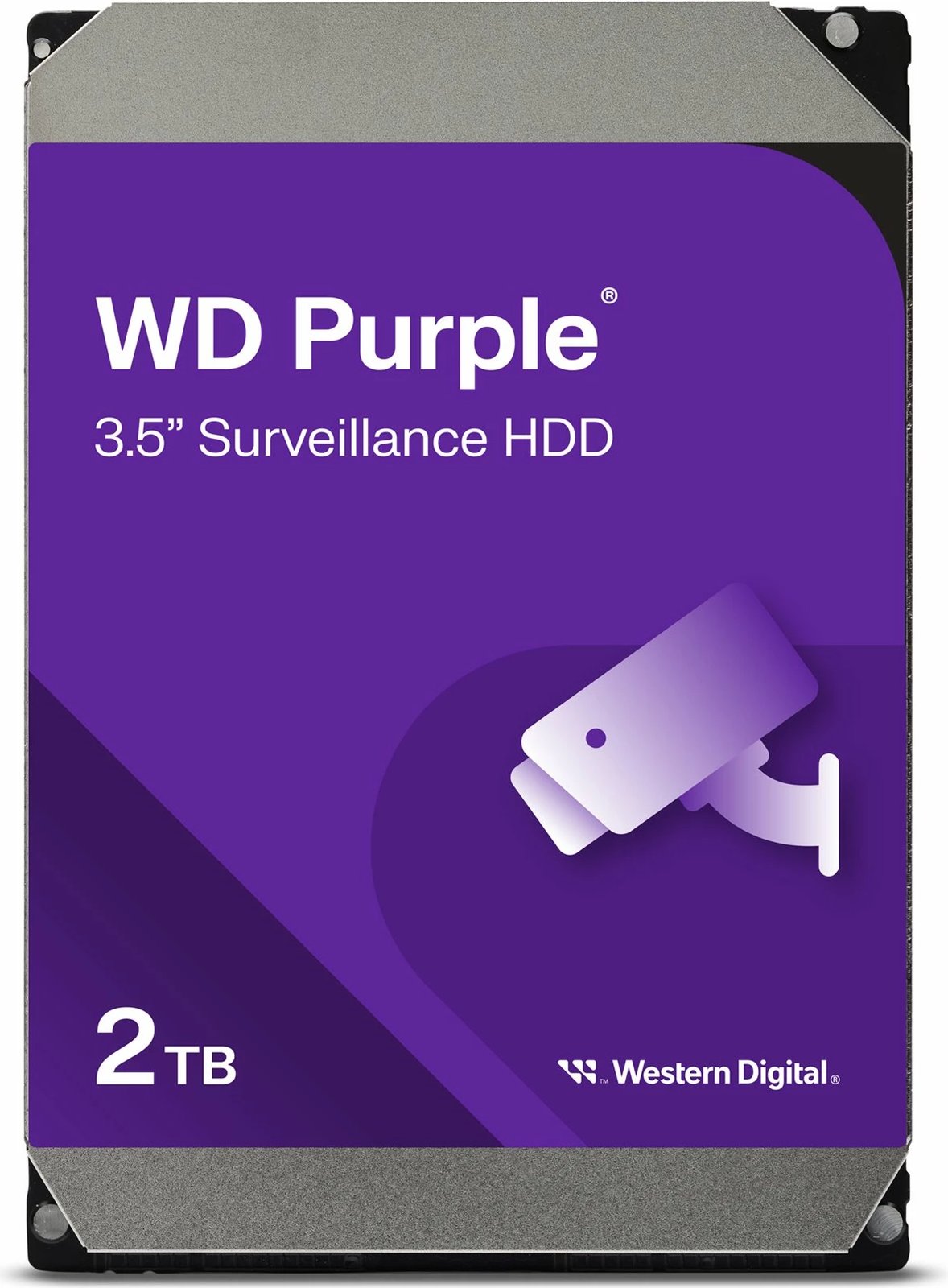 HDD i brendshëm WD Purple 2TB, 3.5", SATA, për survejim, 256MB cache