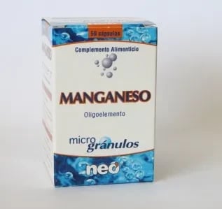 Suplement ushqimor Neo Microgranulos Manganeso 50 kapsula