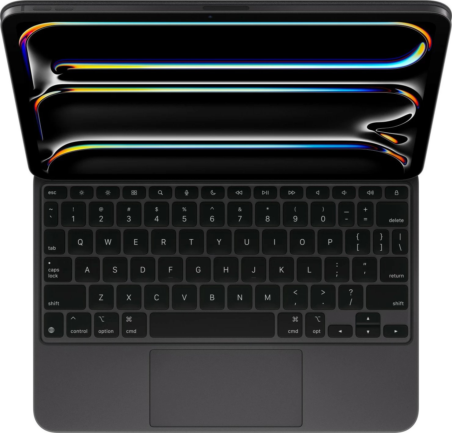 Tastierë Apple Magic Keyboard, QWERTY, US English, Trackpad, Scissor key switch, 1 mm, Apple, e zezë