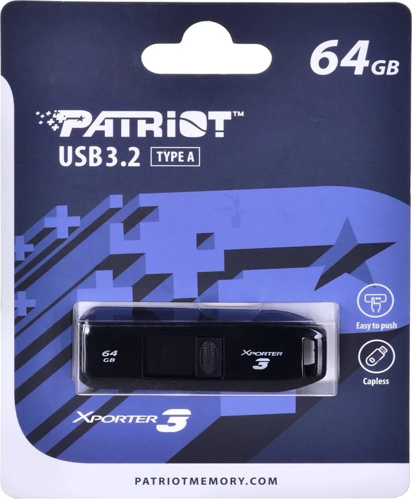 Flashdrive Patriot Memory Xporter 3, 64GB, USB 3.2