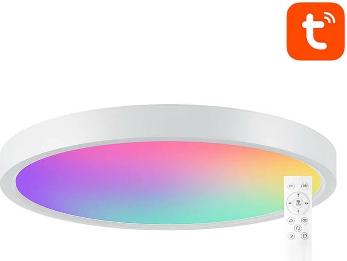 Llambë tavani smart Gosund LB12, 30cm, 16M ngjyra RGBCW, WiFi/Bluetooth, me telekomandë Llambë tavani smart Gosund LB12, 30cm, 16M ngjyra RGBCW, WiFi/Bluetooth, me telekomandë