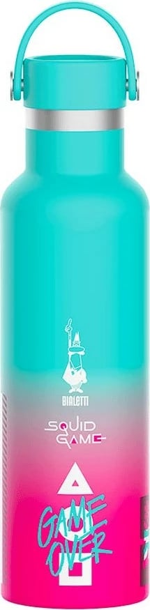 Termos Bialetti Squid Game 600ml, kaltër/rozë