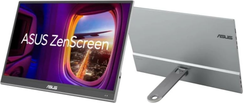 Monitor portativ Asus ZenScreen MQ16AHE, 15.6", OLED, FHD, Argjend