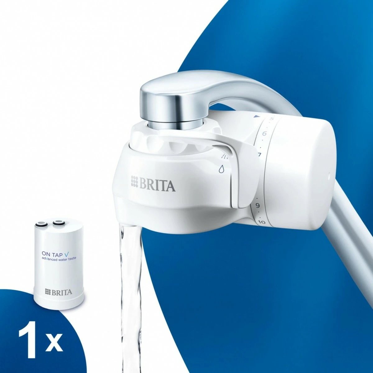 Filtër uji për rubinet Brita ON TAP V, i bardhë Filtër uji për rubinet Brita ON TAP V, i bardhë