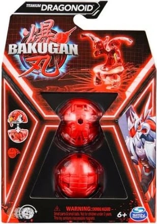 Figurinë aksioni Bakugan Spin Master 3.0 Basic Sphere MIX, plastikë, e kuqe