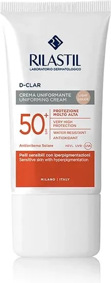 Krem mbrojtës nga dielli Rilastil D-Clar SPF50+ Light Cream, 40ml Light