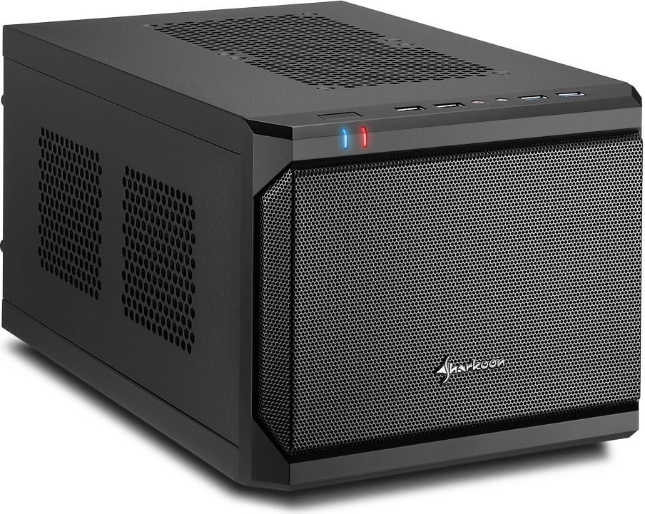 Kasë SHARKOON QB One Mini-ITX, e zezë