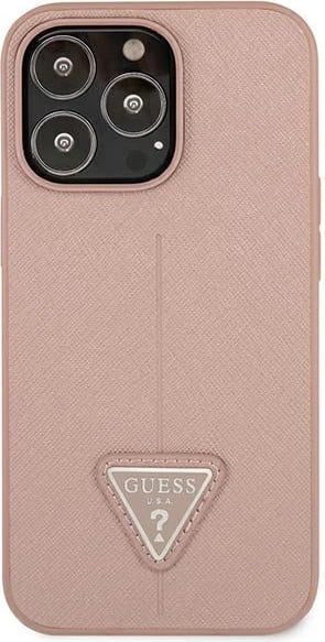 Mbështjellës Guess GUHCP13LPSATLP për iPhone 13/13 Pro 6.1", rozë
