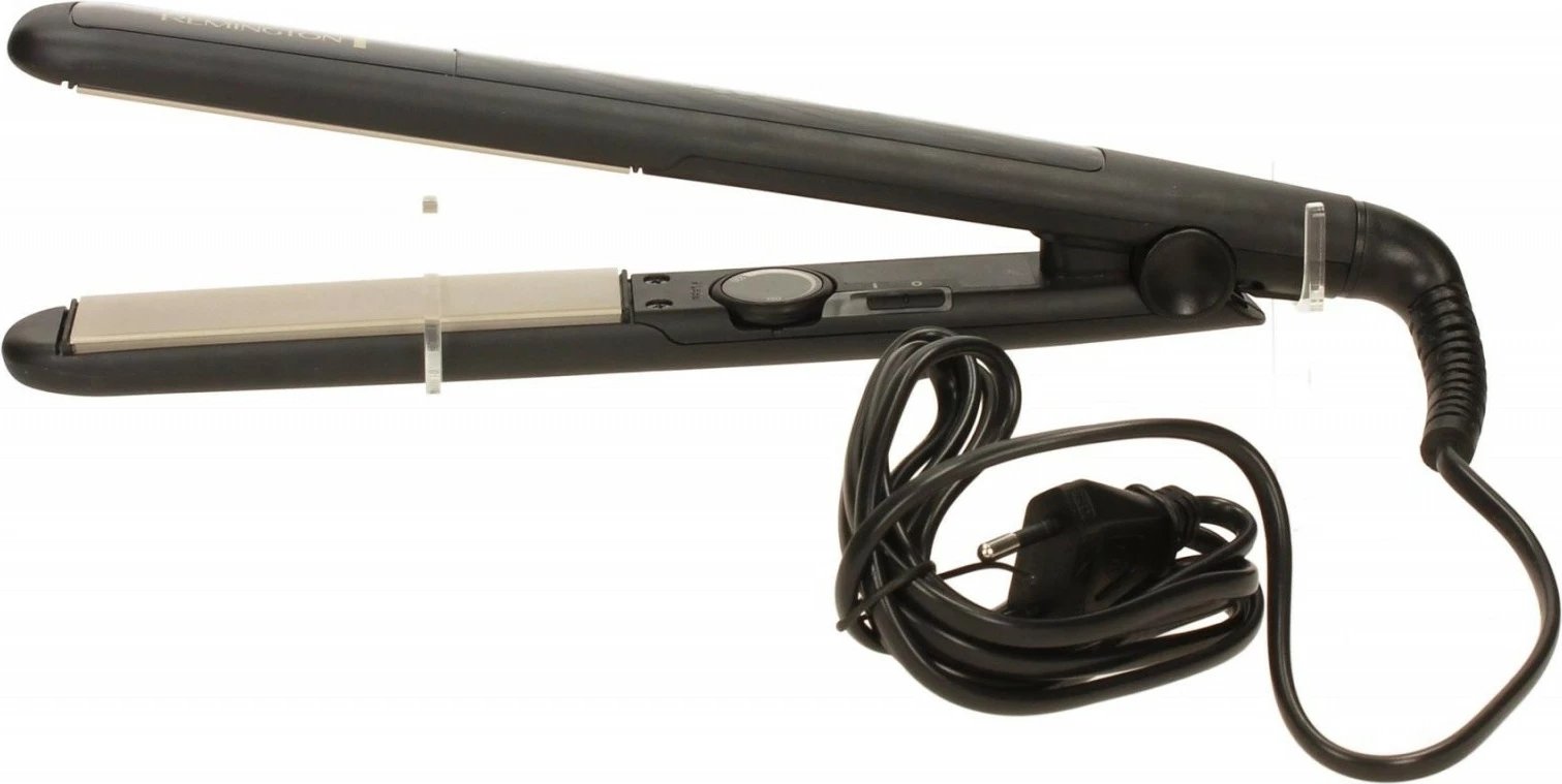 Hekur drejtimi flokësh Remington S3500, qeramikë/turmalinë, i zi