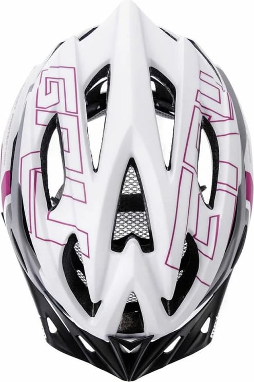 Helmetë për femra Meteor, ngjyrë e bardhë dhe vjollcë