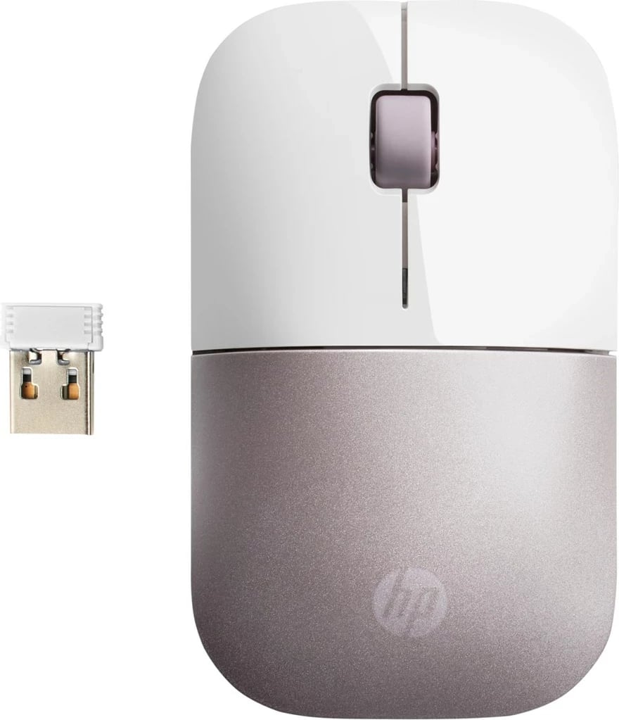 Maus wireless HP Z3700, bardhë/rozë