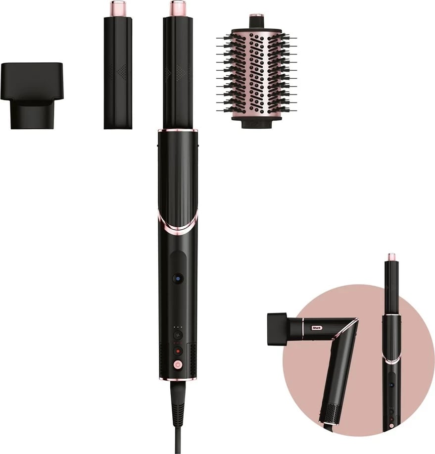 Stiluese për flokë Shark FlexStyle HD424EU, Warm Black, Rose gold
