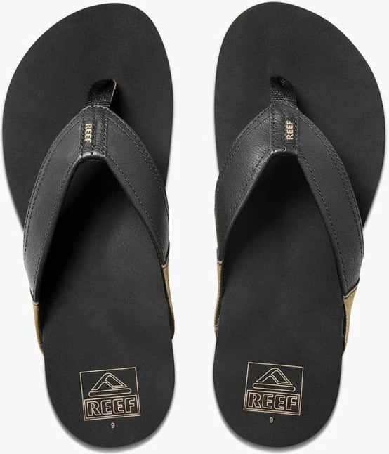 Flip-Flop për meshkuj Reef, të zeza