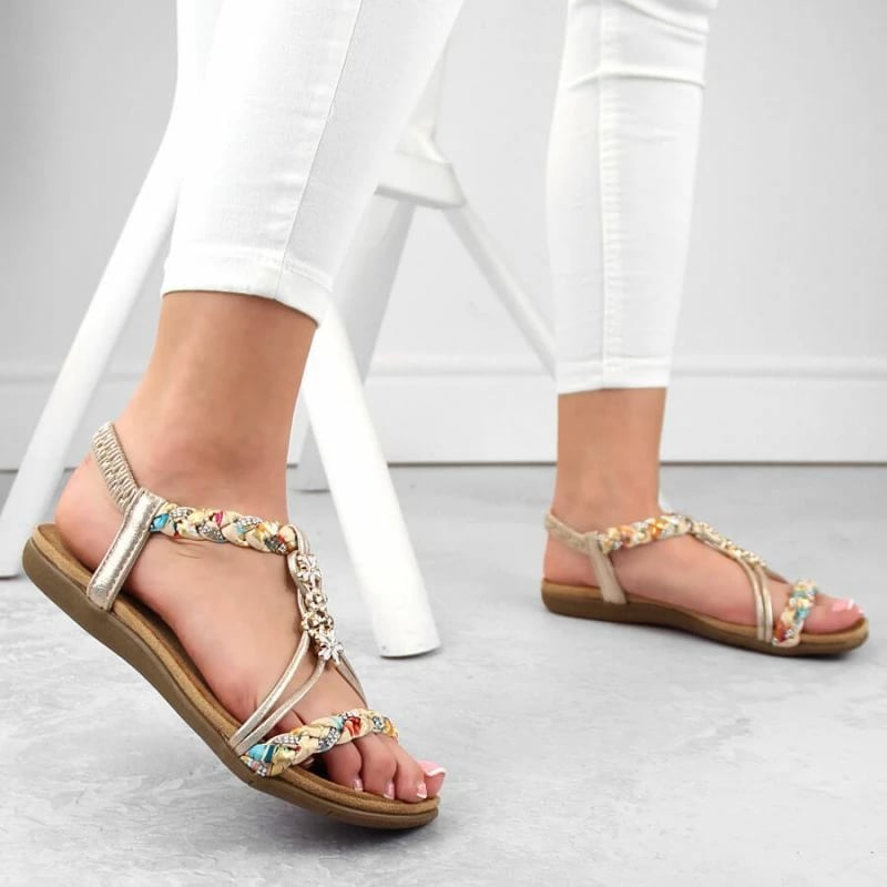 Sandale slip-on për femra Artiker, ngjyrë bezh