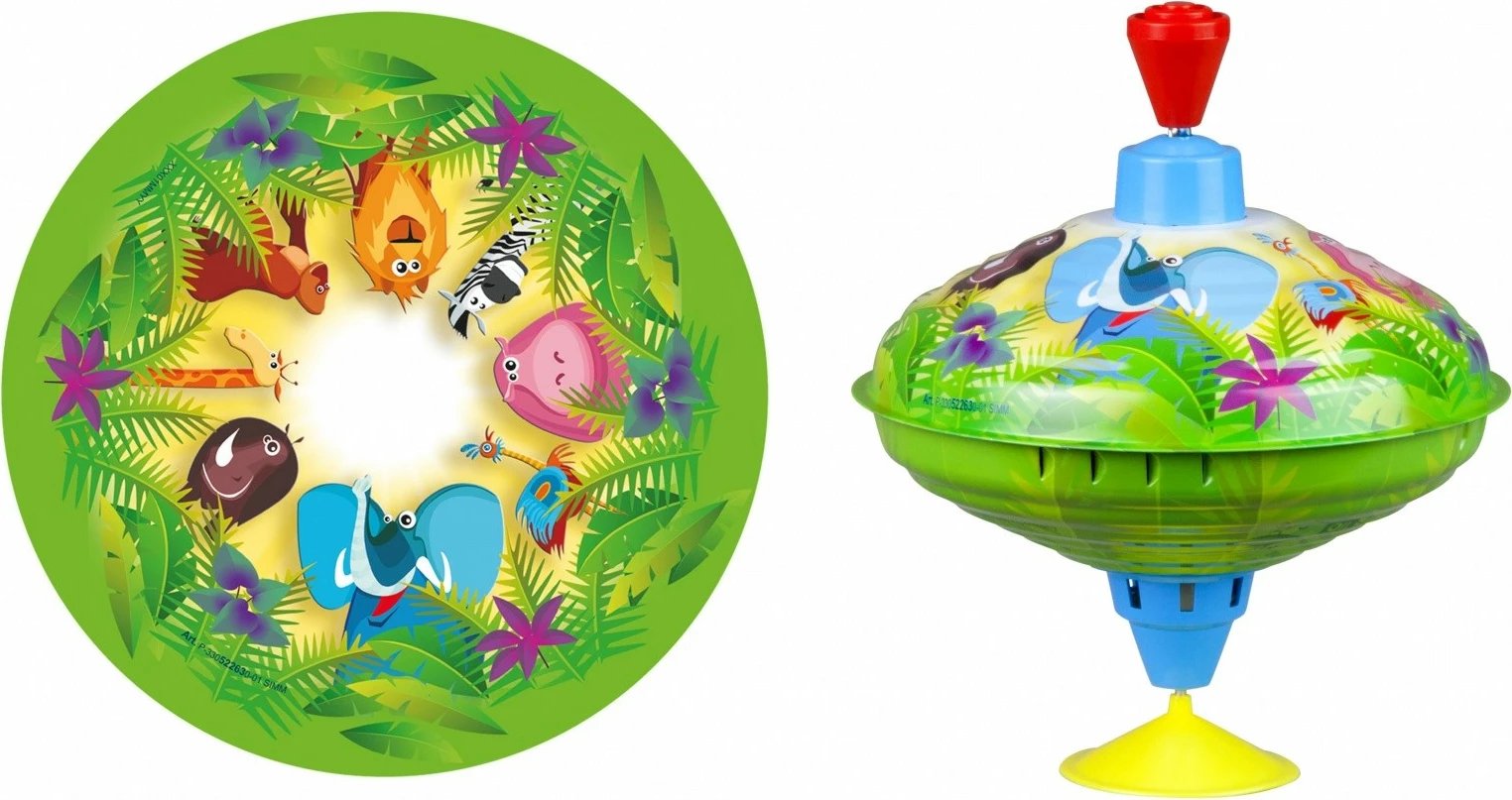 Bączek lodër Lena 16 cm, shumëngjyrësh, me motive kafshësh të egra Bączek lodër Lena 16 cm, shumëngjyrësh, me motive kafshësh të egra