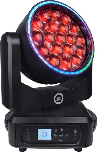Dritë skenike Light4Me Zoom Wash 19x15 Ring LED