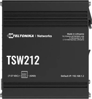 Switch Teltonika TSW212, Managed L2, Gigabit Ethernet, 8 porte, i zi