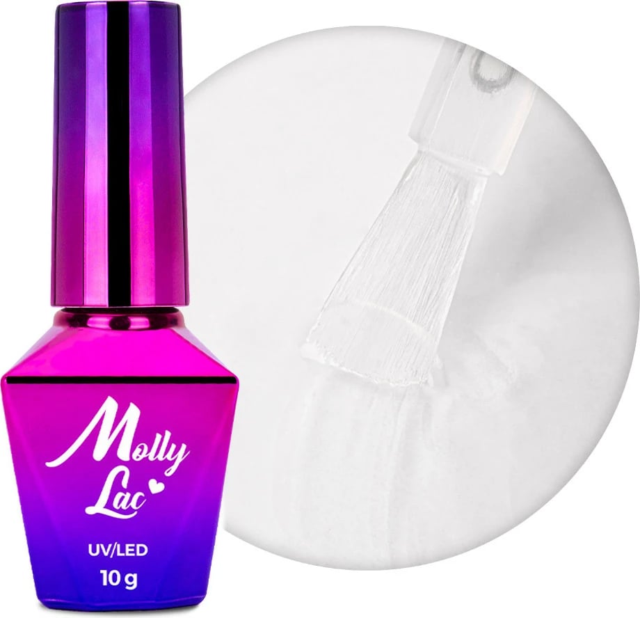 Top coat mat për thonj MollyLac Matte Me për femra, 10g