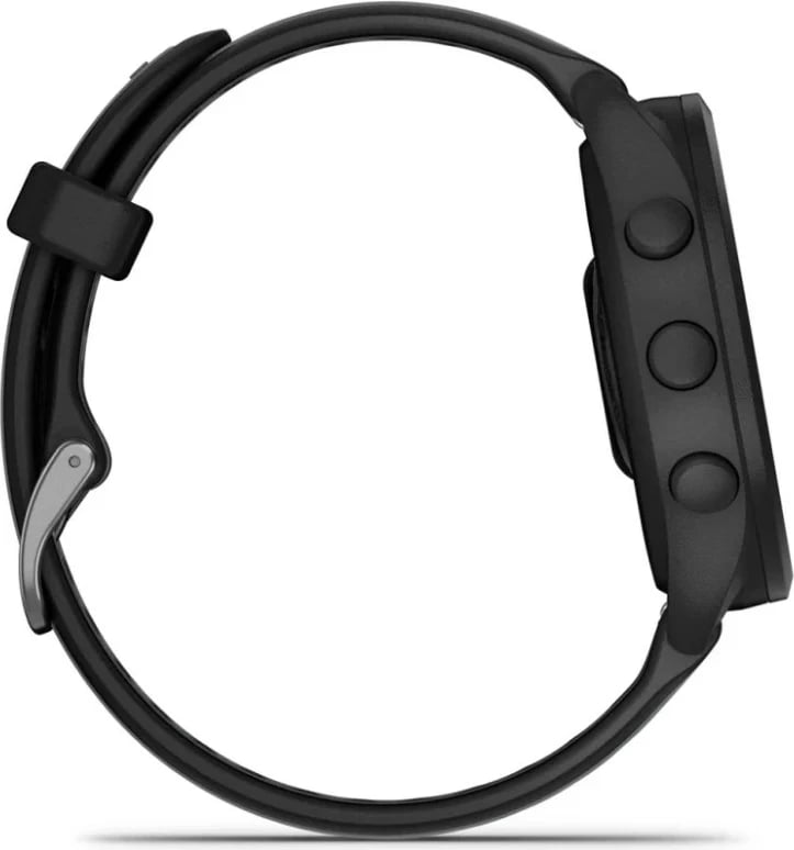 Smartwatch Garmin Forerunner 165, 1.2" AMOLED, GPS, i zi me rrip argjendi