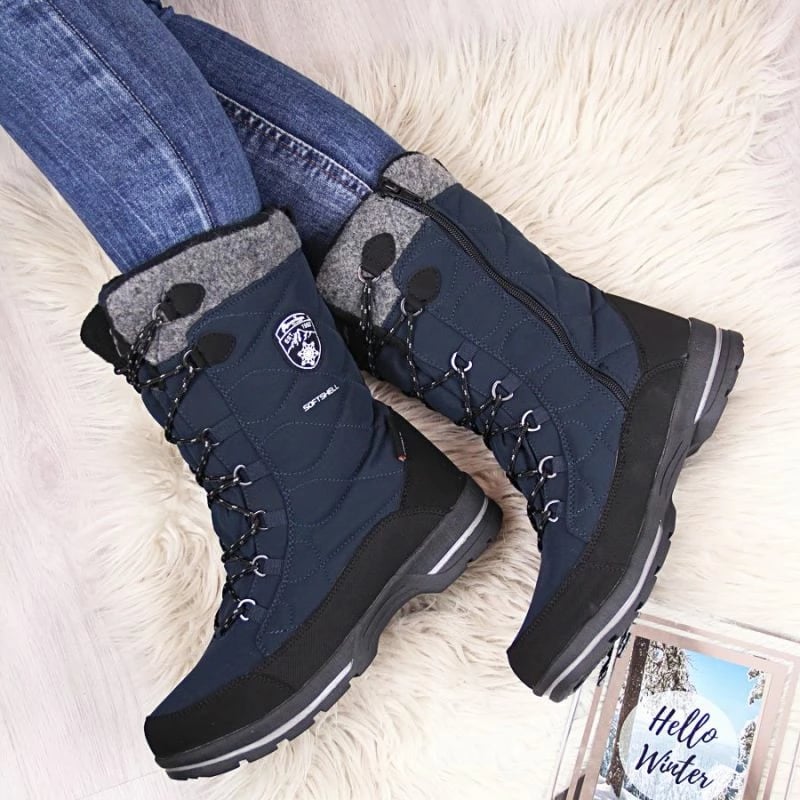 Çizme për femra American Club, blu marine