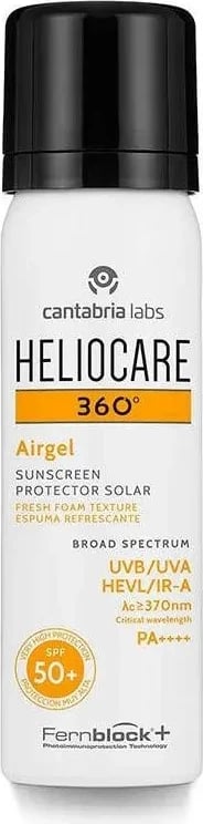 Spray krem dielli për fytyrë Heliocare 360 Spf50+ unisex 60ml
