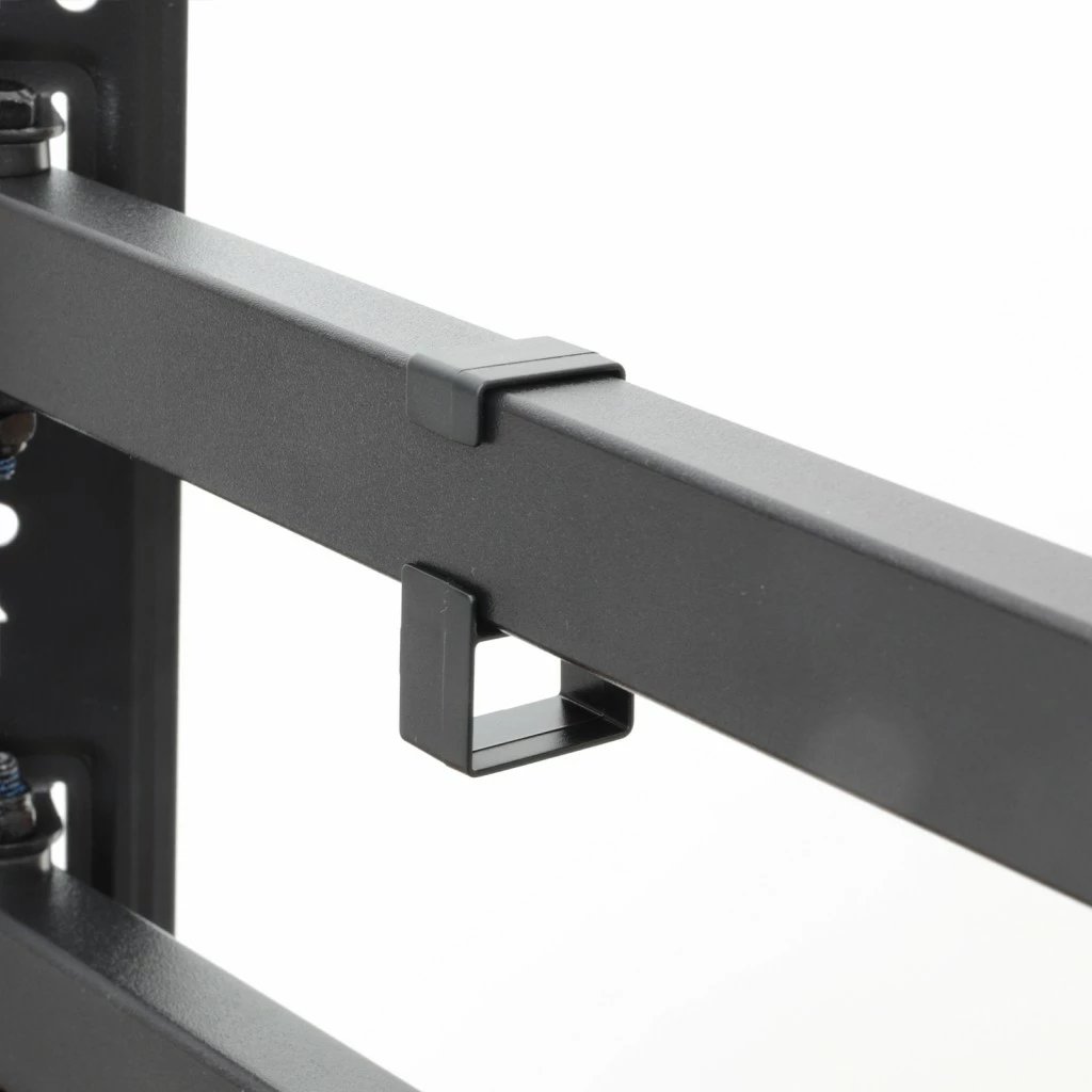 Mbajtës muri për TV ART RAMT AR-85, 32-70", metal, i zi, rregullim vertikal/horizontal, qoshe