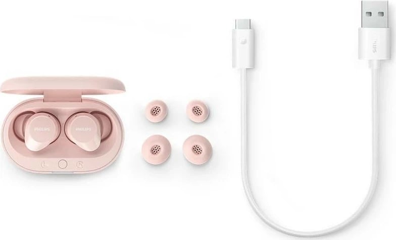 Kufje Philips TAT1209, True Wireless, Bluetooth 5.3, rozë