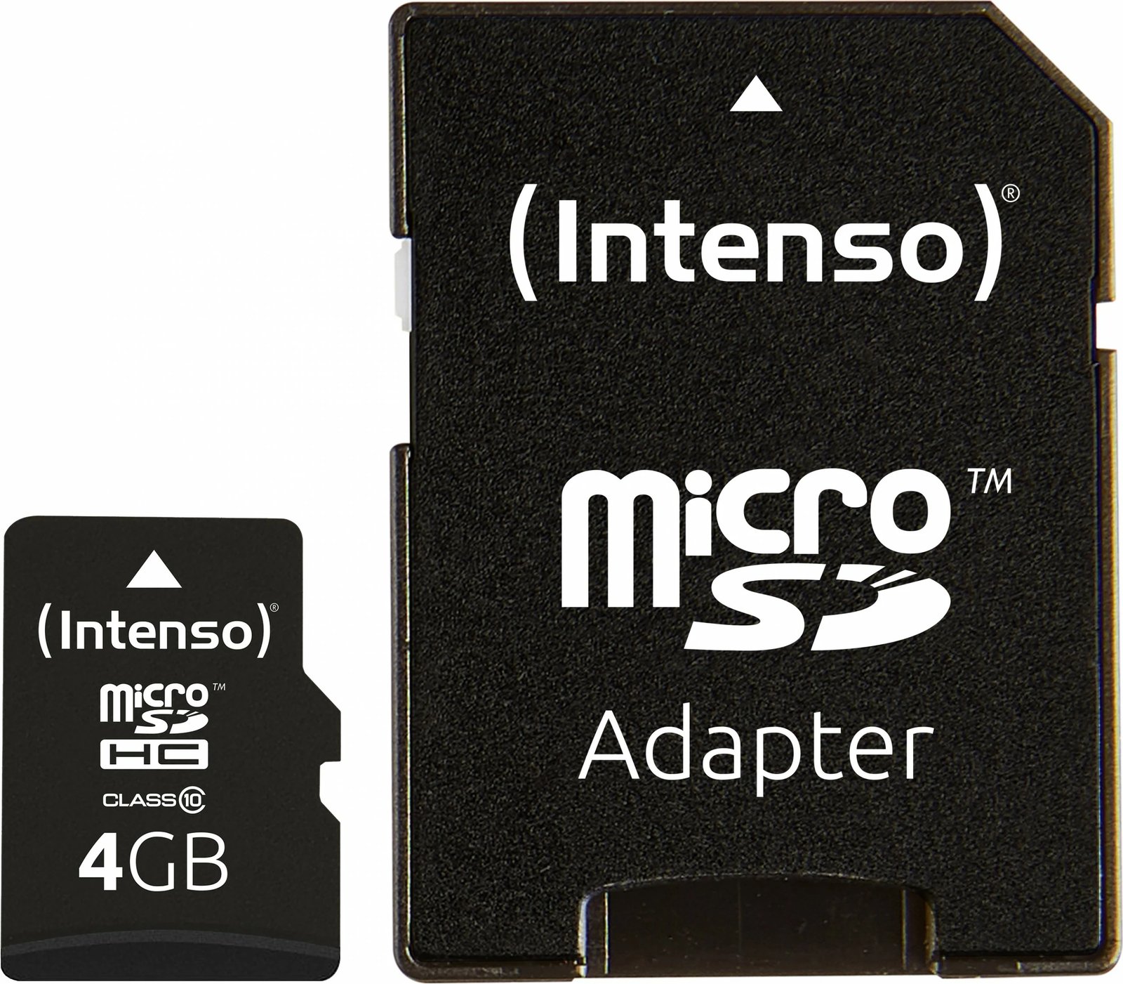 Kartelë MicroSDHC Intenso 4GB, Class 10, e zezë