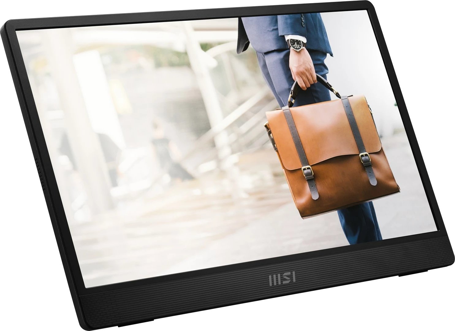 Monitor portativ MSI PRO MP161 E2U, 15.6", Full HD, LED, IPS, i zi