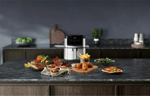 Furrë me ajër të nxehtë AEG AF6-1-4ST, 3.5 L, 1500 W, Inox, e zezë