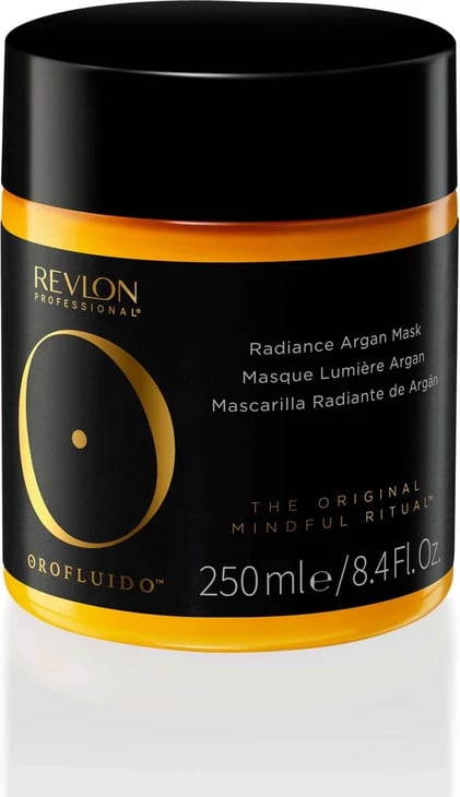 Maskë për flokë Revlon Professional Orofluido Radiance Argan Mask për femra, 250ml