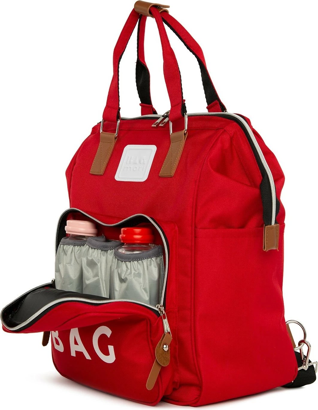 Çantë për pelena Zoozie Bags, e kuqe, 5163 - 62881