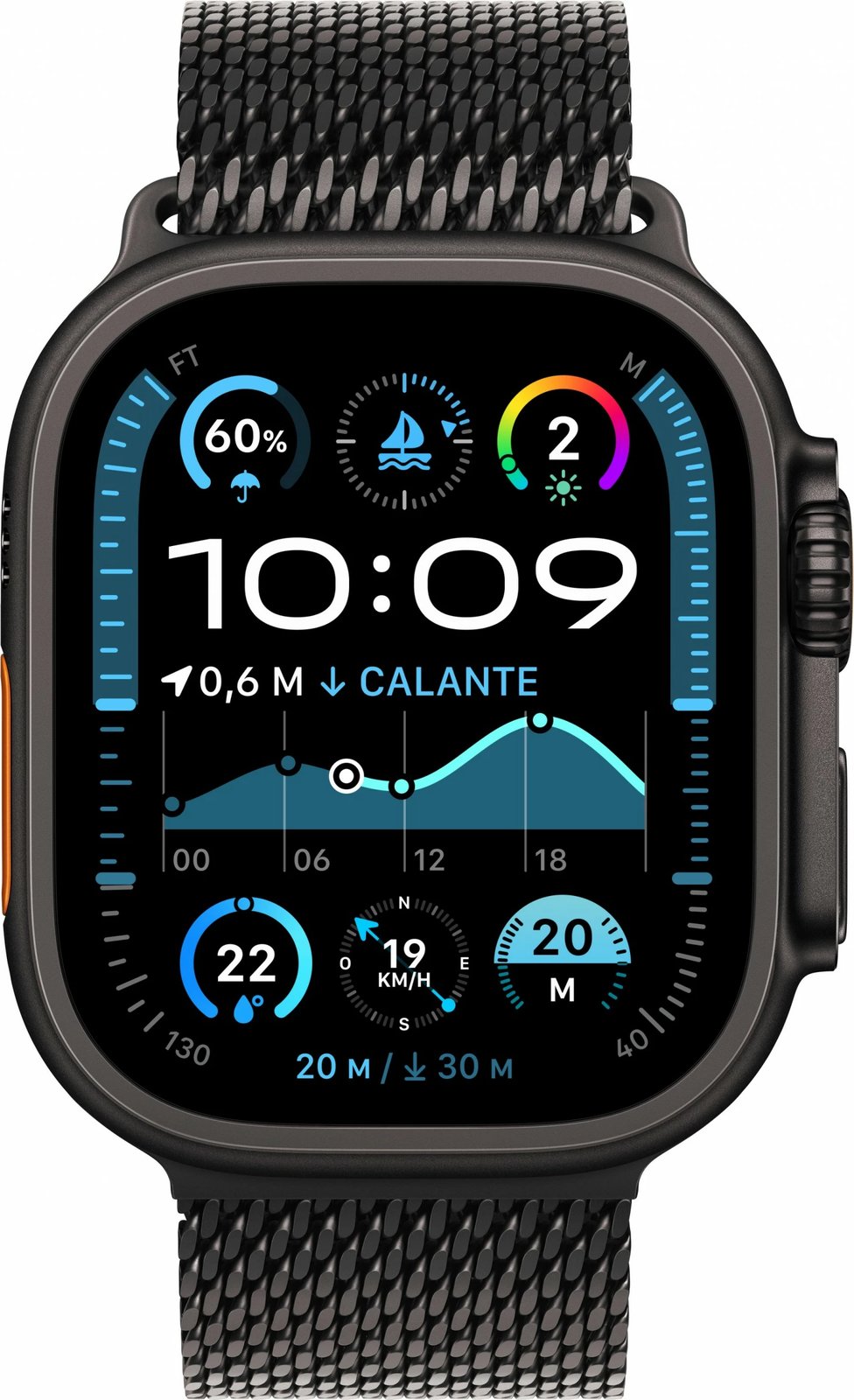 Smartwatch Apple Watch Ultra 2 GPS + Cellular 49mm, 64 GB, Titanium i zi