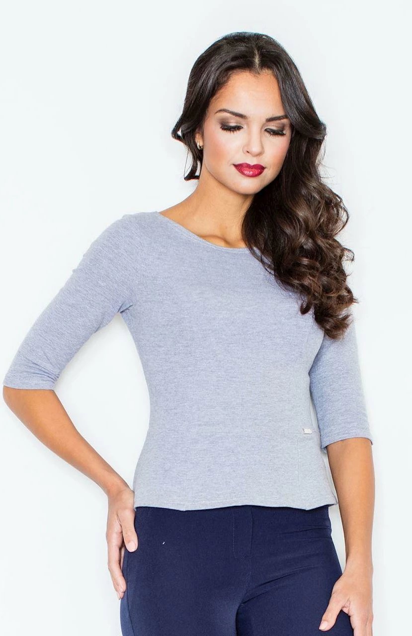 Bluzë Figl 44200, gri