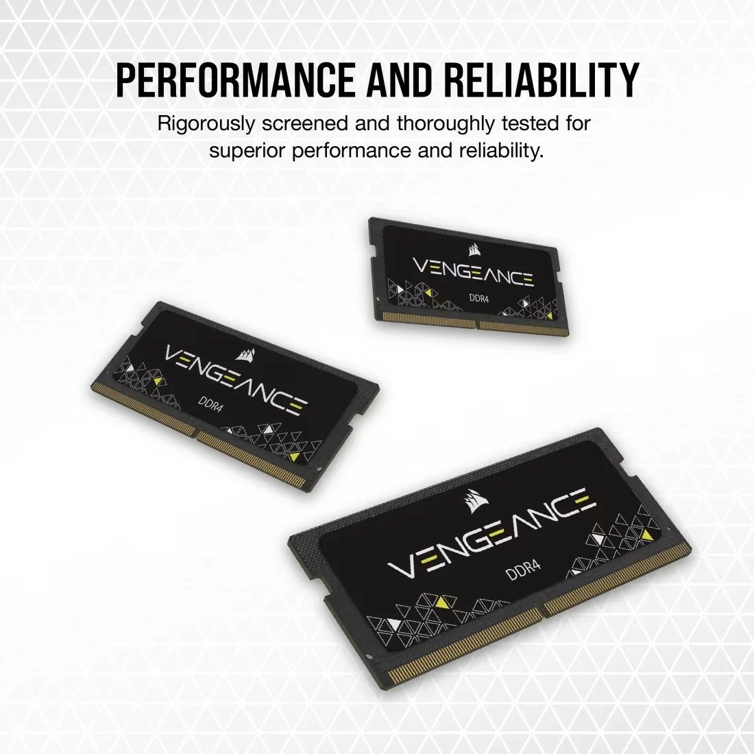 RAM Memorje Corsair Vengeance DDR4 SODIMM, 16GB, 3200MHz, CL22, për laptop, e zezë
