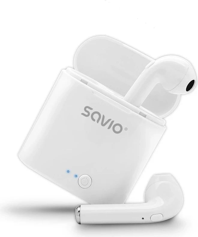 Kufje me bluetooth Savio TWS-01, e bardhë