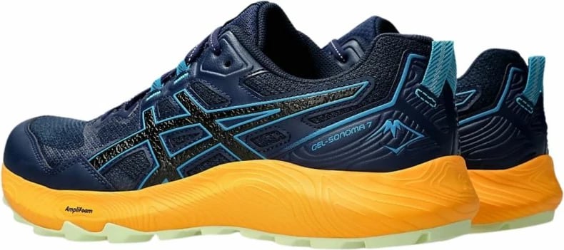 Atlete për meshkuj Asics, të zeza dhe portokalli