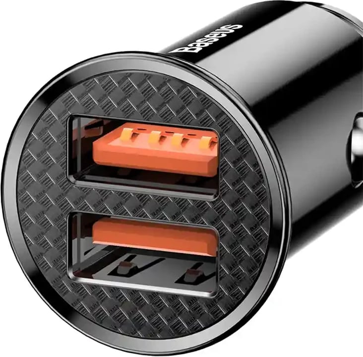 Karikues veture Baseus Circular 2xUSB QC3.0, 30W, i zi
