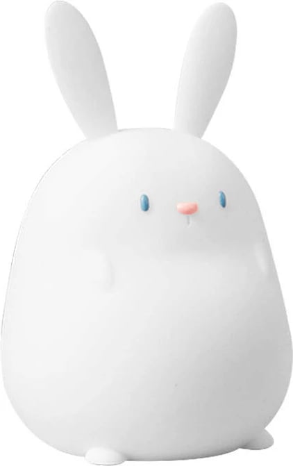Llambë nate për fëmijë SuperFire RAB-02 Little Rabbit, silikon, e bardhë