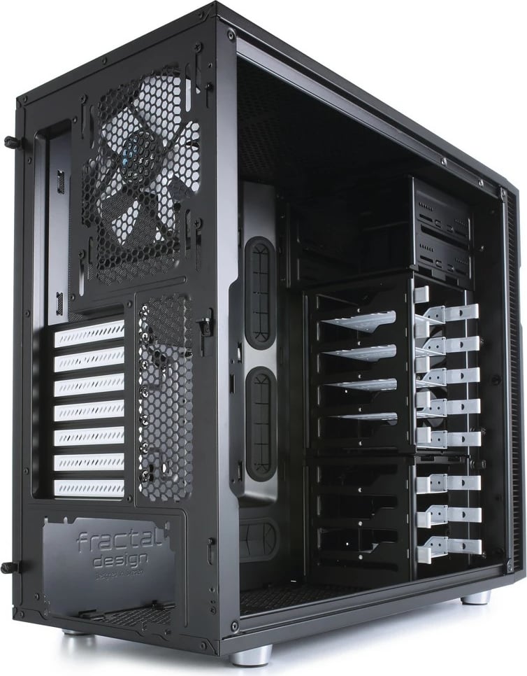 Kasë Fractal Design Define R5, Midi Tower, ATX, micro ATX, Mini-ITX, e zezë Kasë Fractal Design Define R5, Midi Tower, ATX, micro ATX, Mini-ITX, e zezë