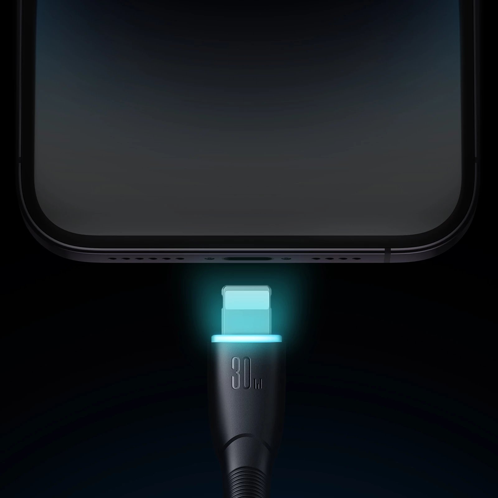 Kabllo Joyroom Starry Series SA32-CL3, USB-C në Lightning, 1m, 30W, e zezë