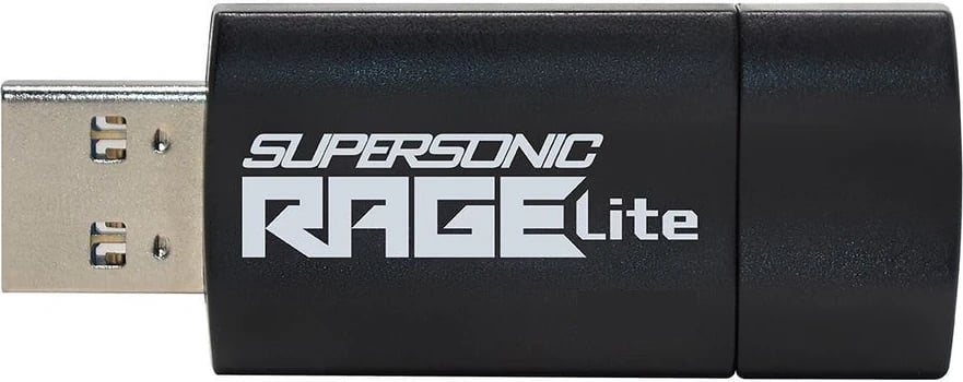 USB-Patriot Memory, type-A 3.2, 64GB, e zezë/e kaltër