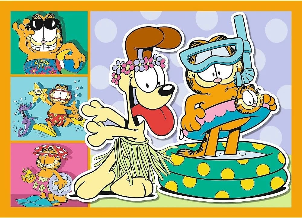 Puzzle 4n1 Trefl Garfield loves lasagna, 207 pjesë, për fëmijë
