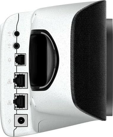 Soundbar POLY Studio X72 me kamera 4K, mikrofon të integruar, i zi