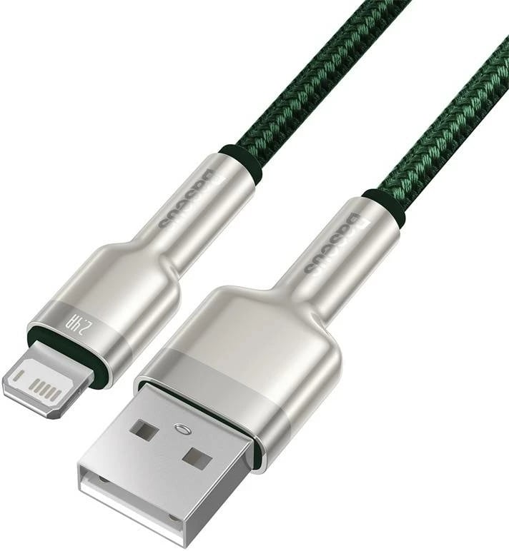Kabllo USB në Lightning Baseus CALJK-A06, 1m, e gjelbër