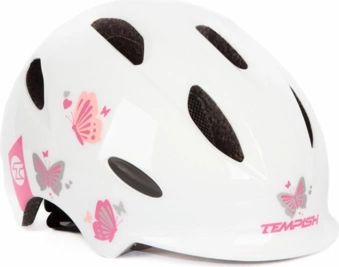 Helmetë për fëmijë Tempish, e bardhë