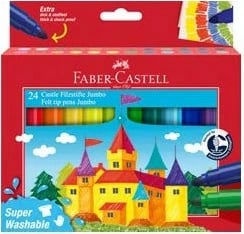Set stilolapsa Faber-Castell 154324, 24 ngjyra, kuti kartoni